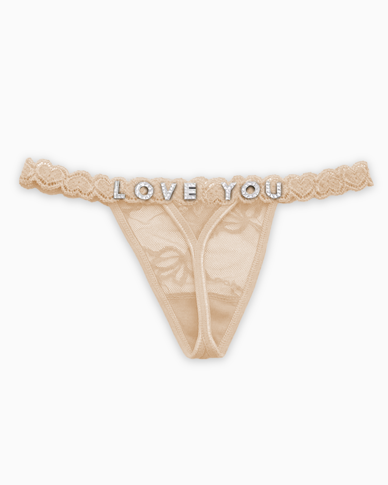 Customisable Name Thong